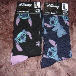 Bundle of Disney Stitch Socks New 9-13